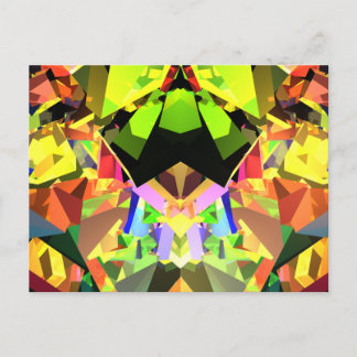 Postal Kaleidoscopio de colores