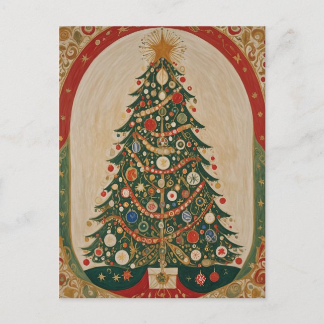 Postal Kaleidoscopio festivo (Anverso)