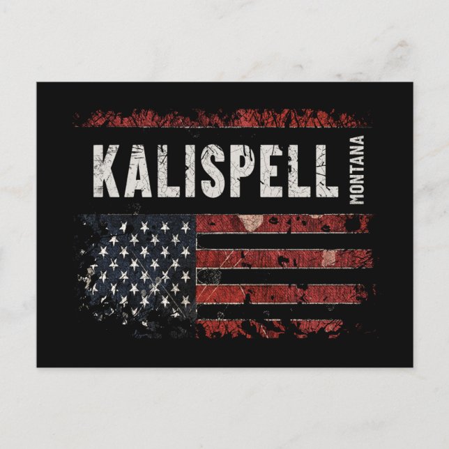 Postal Kalispell Montana (Anverso)
