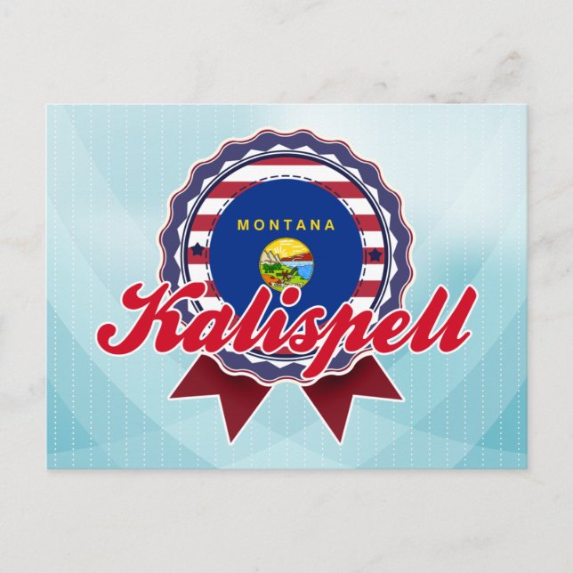 Postal Kalispell, MT (Anverso)