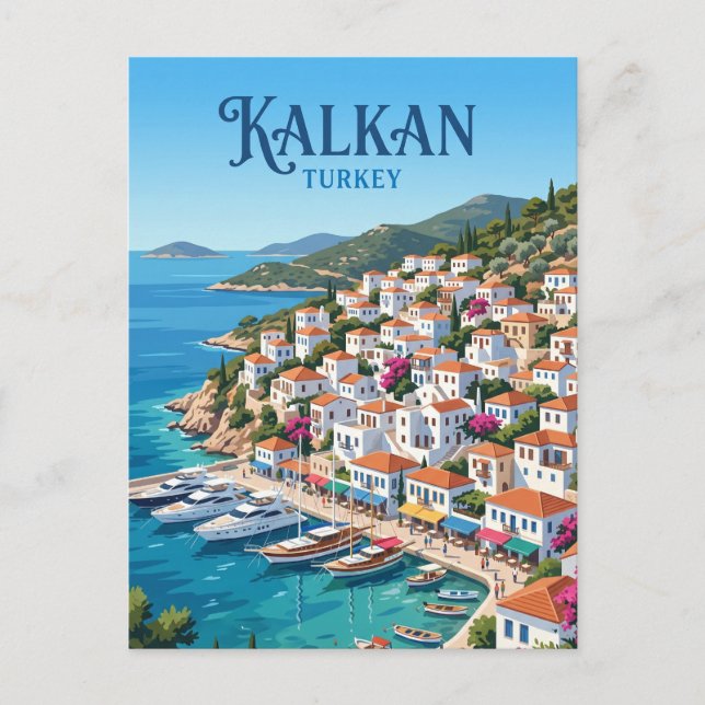 Postal Kalkan Turquía (Anverso)