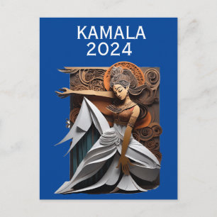 Postal Kamala 2024 por el presidente Thunder_Cove