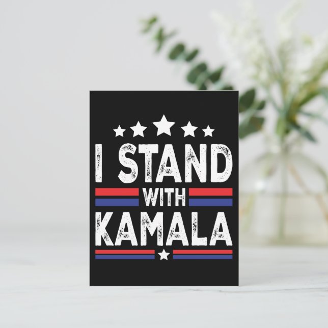Postal Kamala Harris (Anverso de pie)