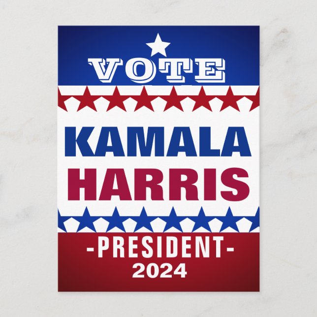 Postal Kamala Harris (Anverso)