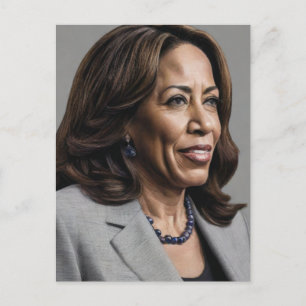 Postal Kamala Harris 2024 1ª india Melanin Sista