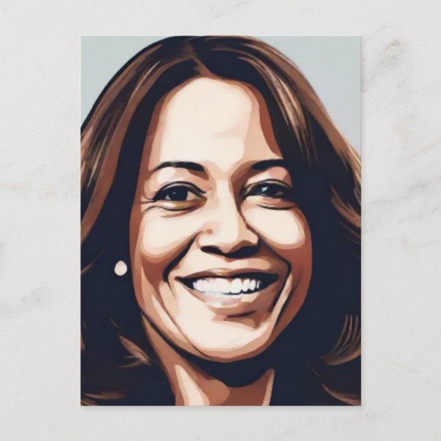 Postal Kamala Harris 2024 1ª india Melanin Sista (Anverso)