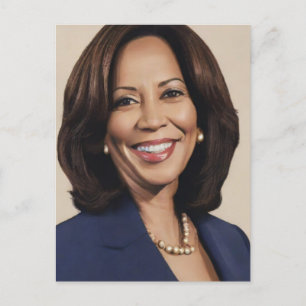 Postal Kamala Harris 2024 1ª india Melanin Sista