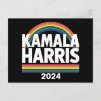 Kamala Harris 2024 Arcoíris Orgullo Gay LGBT Elecc