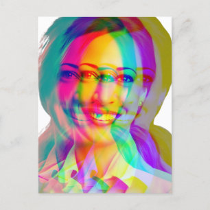 Postal Kamala Harris 2024 mi presidente es negro y femeni