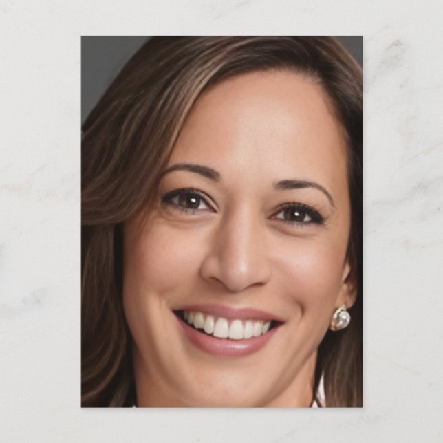 Postal Kamala Harris 2024 mi presidente es una mujer negr (Anverso)