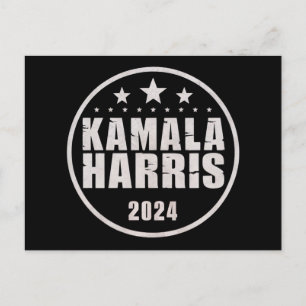 Postal Kamala Harris 2024 Para Presidente Retro Elección