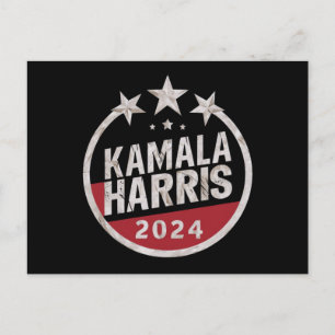 Postal Kamala Harris 2024 Por Las Elecciones Retro Presid