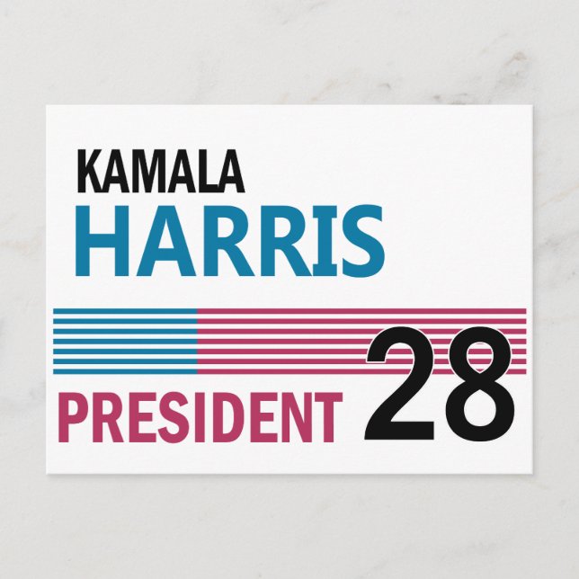 Postal Kamala Harris 2028 (Anverso)