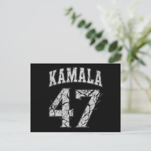 Postal Kamala Harris 47º Presidente EE. UU. América 2024