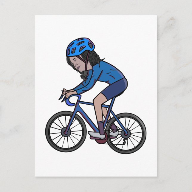 Postal Kamala Harris Bike (Anverso)