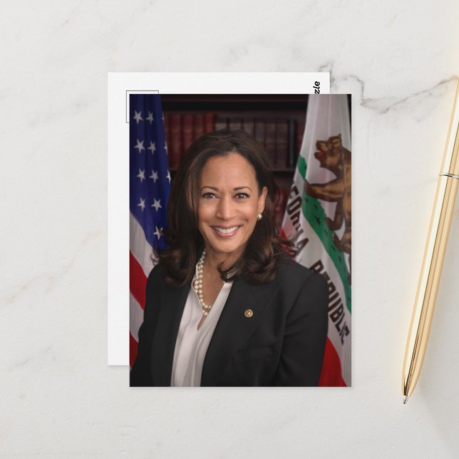 Postal Kamala Harris Candidato a presidente US 2024 (Anverso/Reverso In Situ)