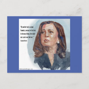 Postal Kamala Harris & Cita