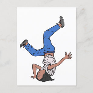 Postal Kamala Harris Guay Breakdance
