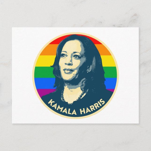 POSTAL KAMALA HARRIS ORIDE BADGE (Anverso)