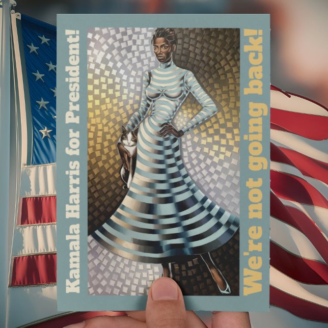 Postal ¡Kamala Harris para Presidenta! ¡No vamos a volver (Subido por el creador)