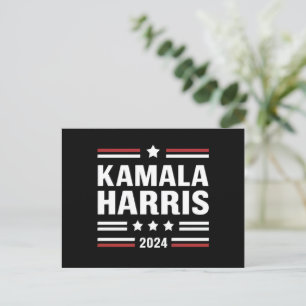 Postal Kamala Harris por el presidente del pueblo 2024