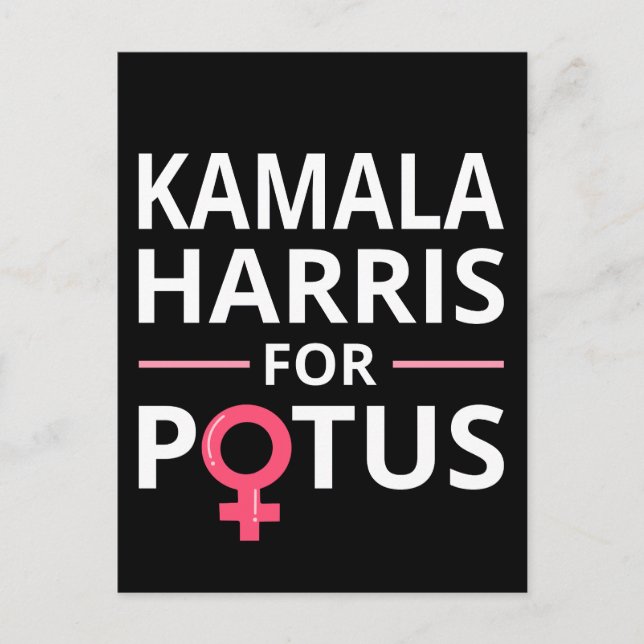 Postal Kamala Harris por POTUS I (Anverso)