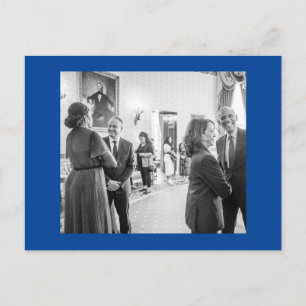 Postal Kamala Harris y Barack Obama