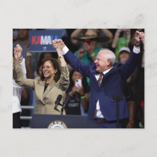Postal Kamala Harris y Tim Walz