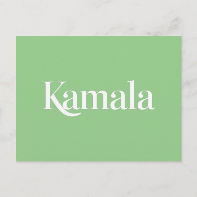 Postal Kamala Hermana Kamala Harris para Presidenta 2024  (Anverso)