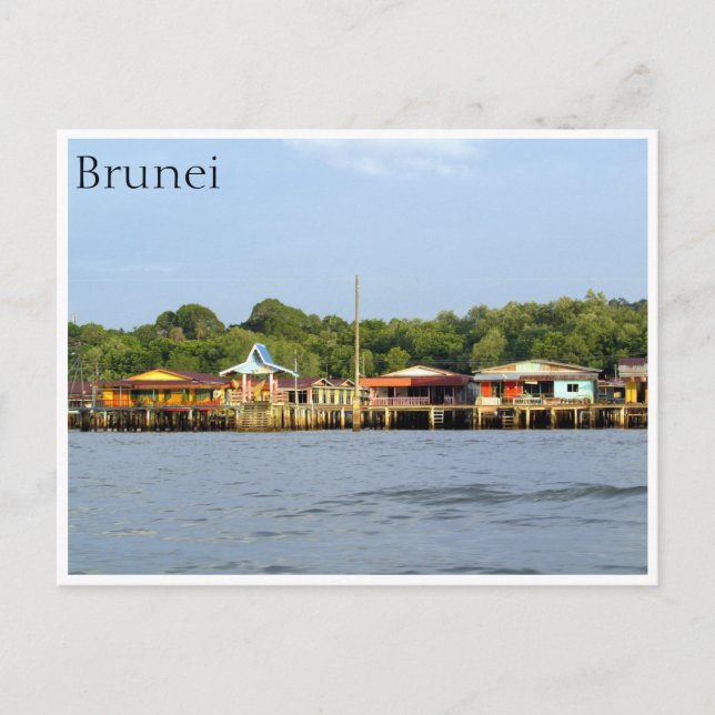Postal kampong ayer (Anverso)