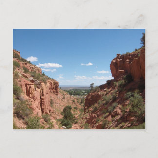 Postal Kanab, Utah visto desde el sendero Squaw