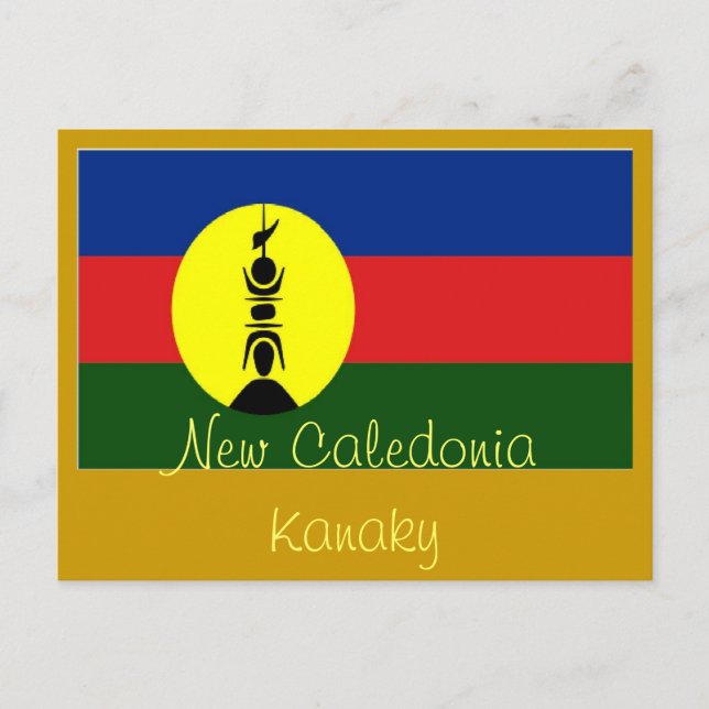Postal Kanaky de Nueva Caledonia (Anverso)