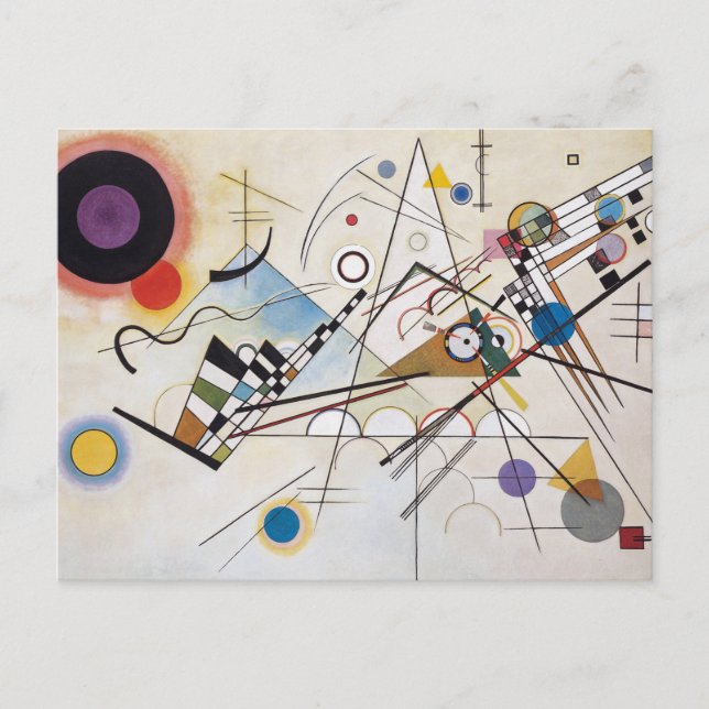 Postal Kandinsky 1923/composicion viii/pixdezines (Anverso)