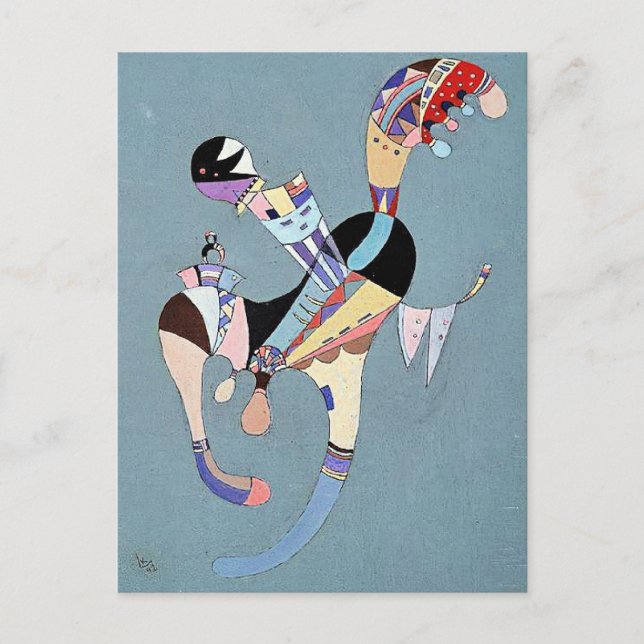 Postal Kandinsky - A Floating Figure (Anverso)