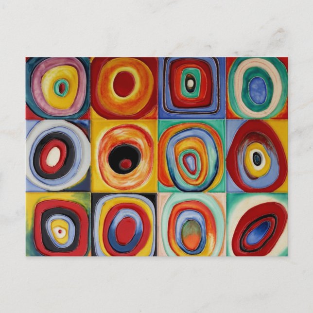 Postal Kandinsky Abstract Art (Anverso)