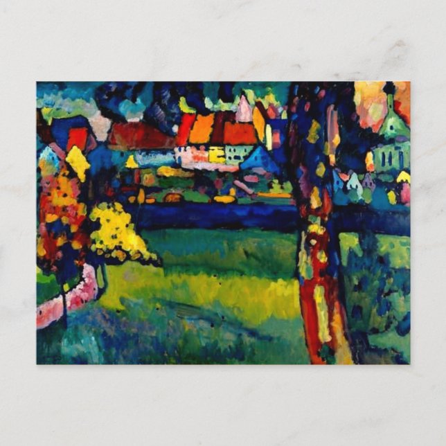 Postal Kandinsky - Árbol de vida exportado (Anverso)