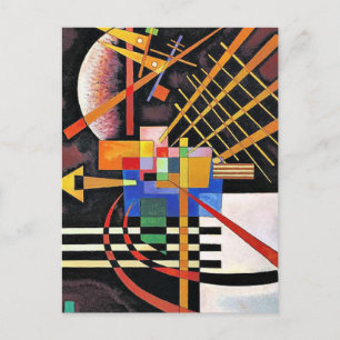Postal Kandinsky - Arriba y a la Izquierda,