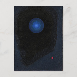 Postal Kandinsky - Azul, arte abstracto 