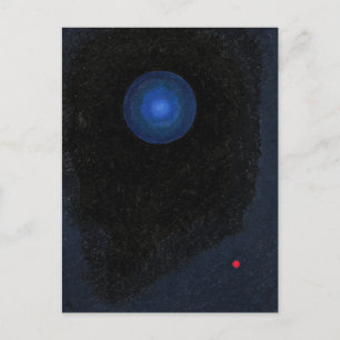 Postal Kandinsky - Azul, obras de arte famosas,