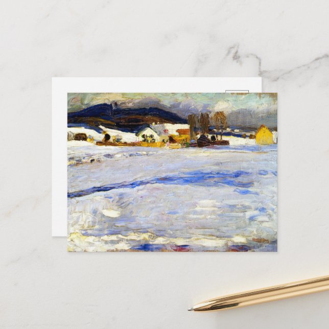 Postal Kandinsky - Bei Starnberg (Anverso/Reverso In Situ)