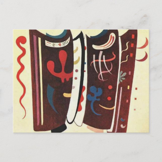 Postal Kandinsky Brown con Suplemento Resumen (Anverso)