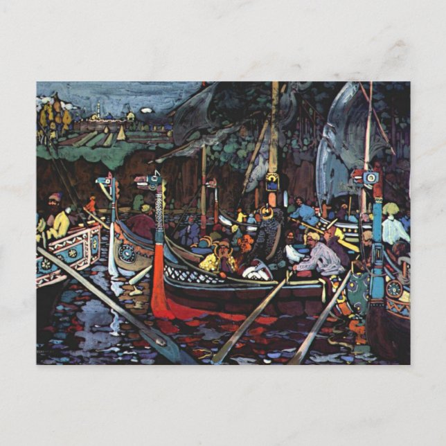 Postal Kandinsky - Canción Volga (Anverso)