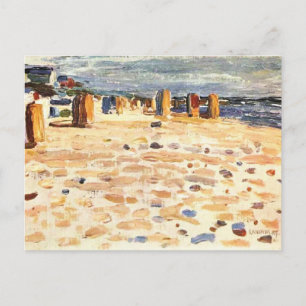 Postal Kandinsky - Cestas de playa en Holanda