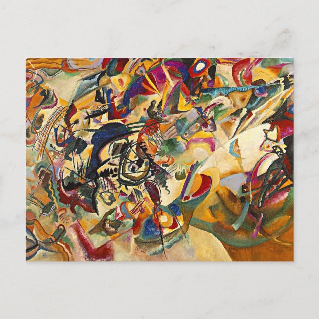 Postal Kandinsky - Composición VII (Anverso)