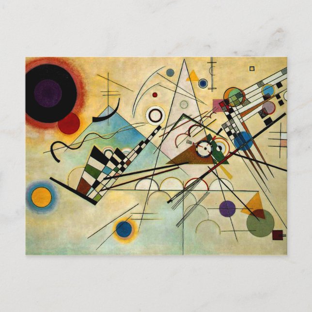 Postal Kandinsky - Composición VIII (Anverso)