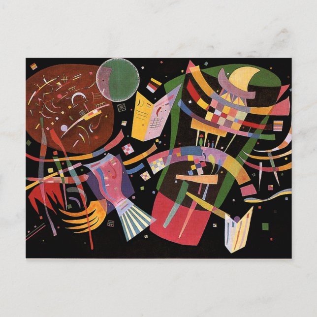 Postal Kandinsky - Composición X (Anverso)