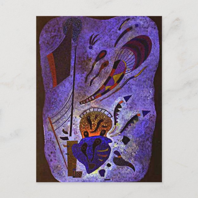 Postal Kandinsky - Crepúsculo (Anverso)