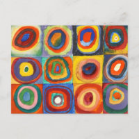 Kandinsky - Cuadrados con Círculos Concéntricos