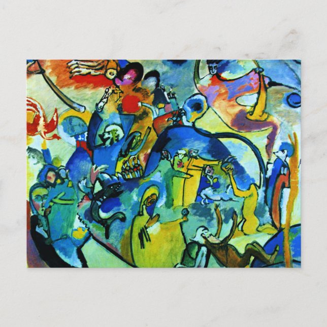 Postal Kandinsky - Día de Todos los Santos, (Anverso)