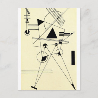 Postal Kandinsky - Dibujando para el punto